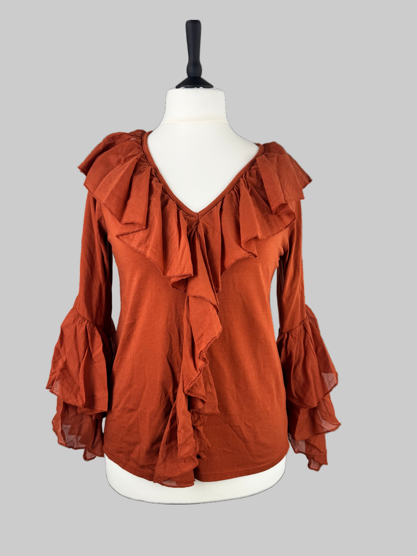 Bluse Bridgerton rost