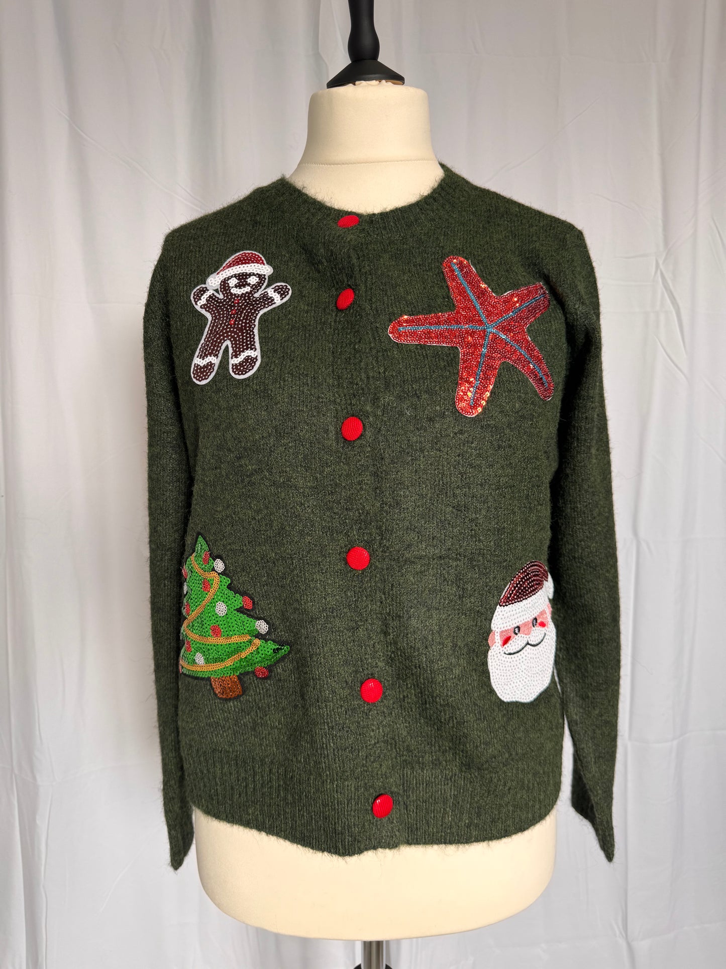 Strickjacke Cardigan Weihnachten