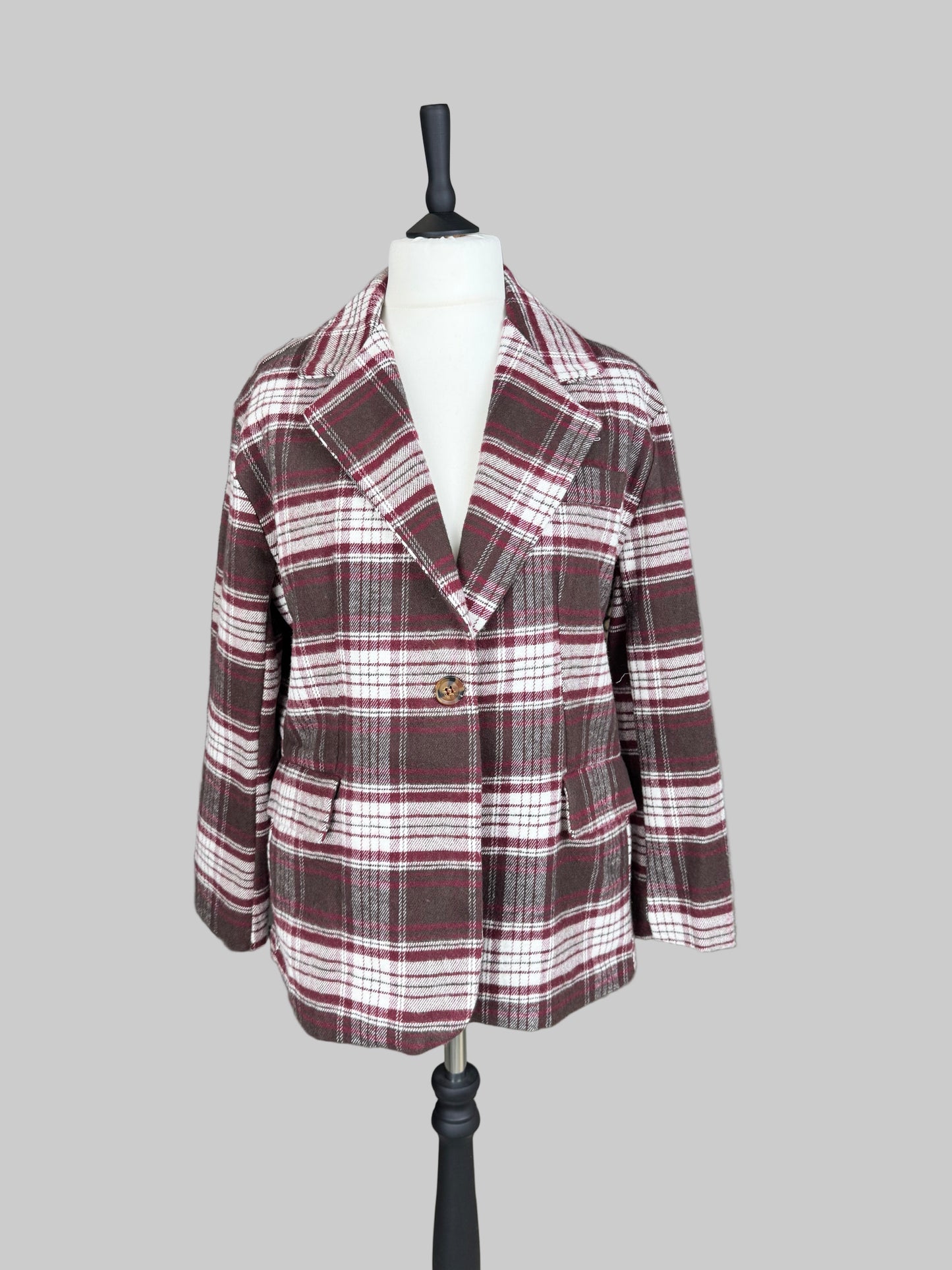 Karen Blazer bordeaux