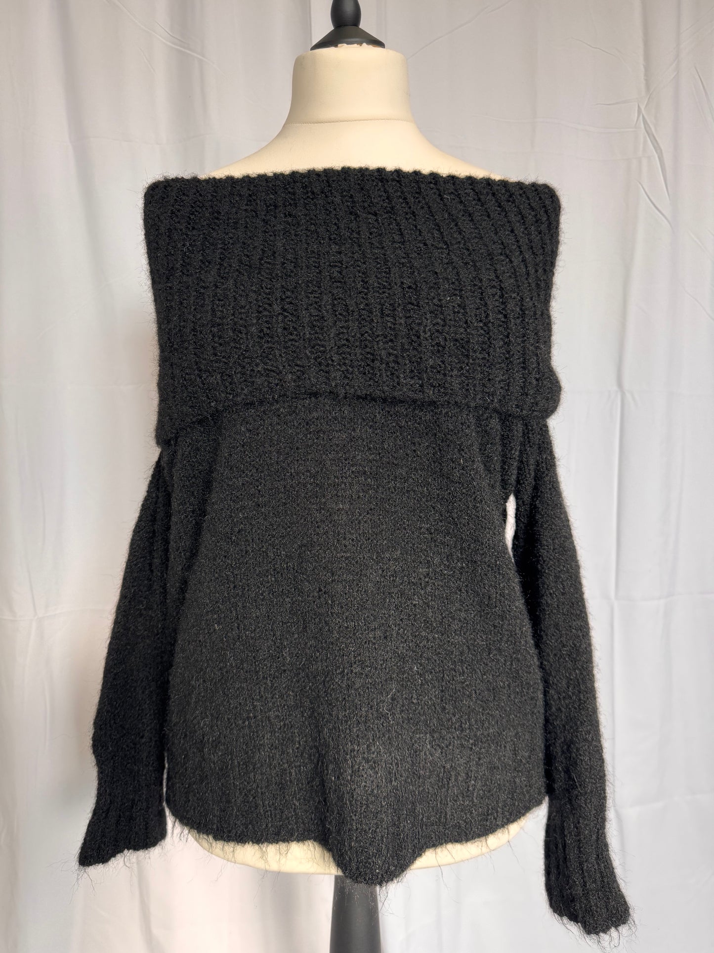 Strickpullover Schulterfrei