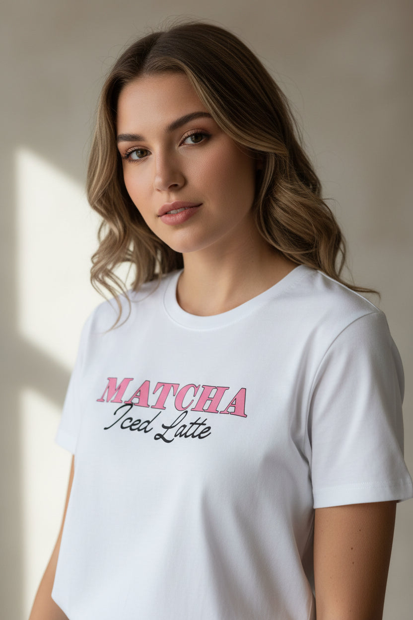 T-Shirt Matcha Iced Latte