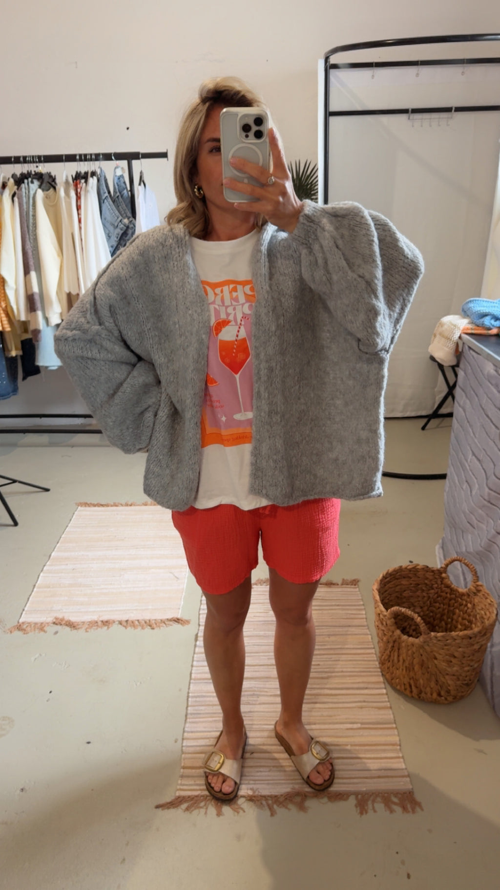 Musselin Shorts corall