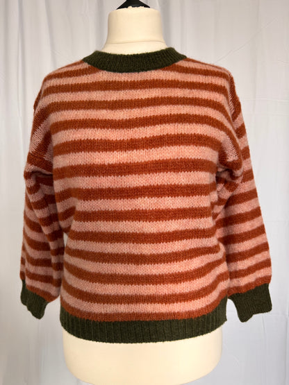 Strickpullover Streifen