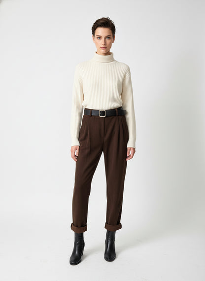 Samthose in Cordoptik schmal