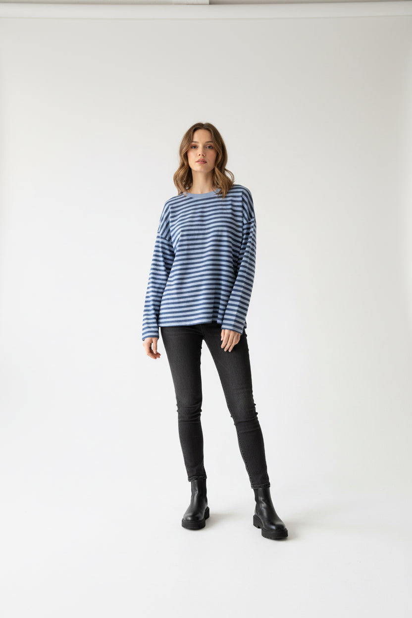 Gestreifter Sweater in verschiedenen Farben