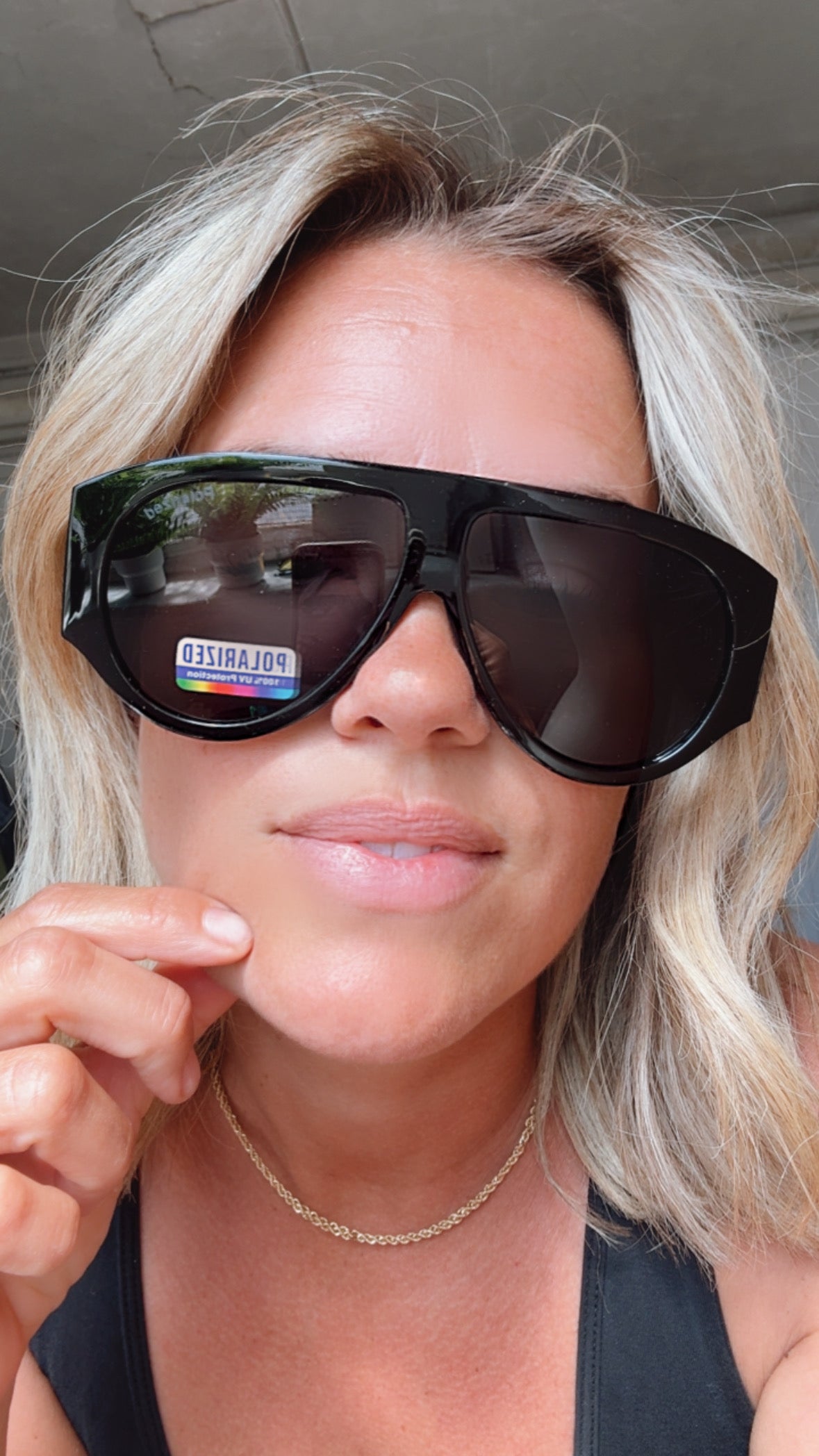 Sonnenbrille Statement schwarz