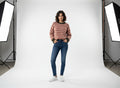 Strickpullover Streifen