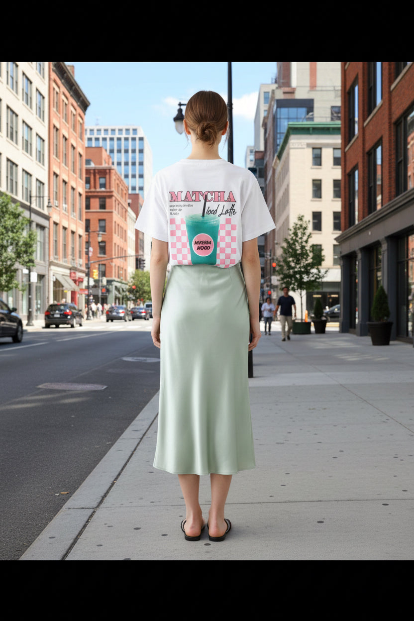 T-Shirt Matcha Iced Latte