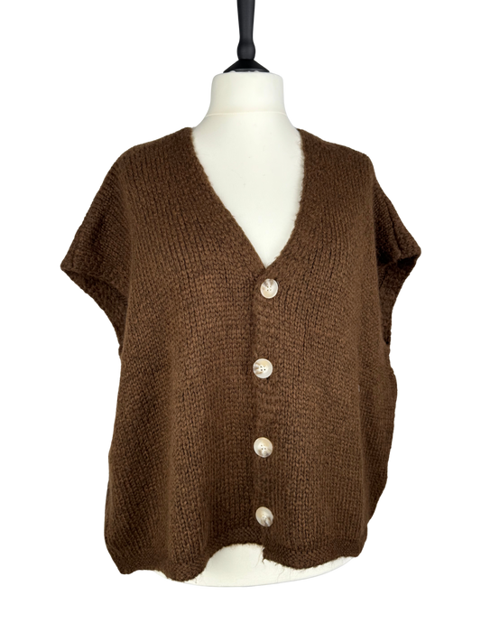 Strickweste Oversize