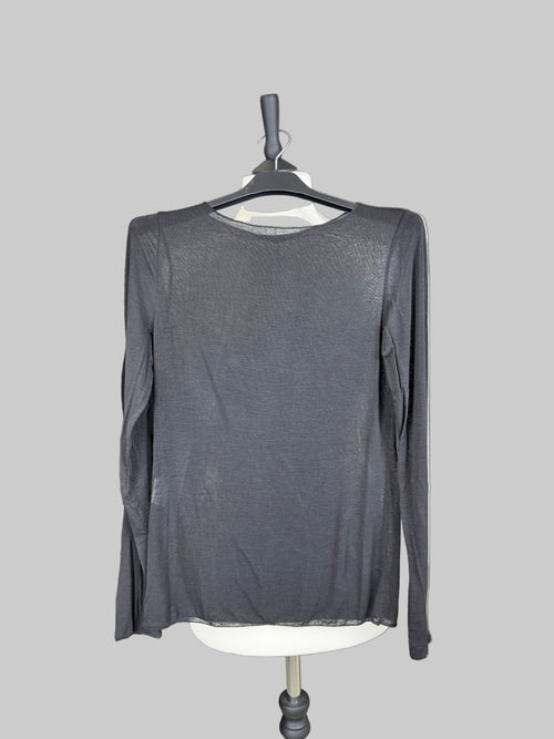 Cashmere Blend Basic Langarm Lovely schwarz
