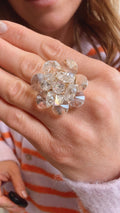 Kristallblume Ring