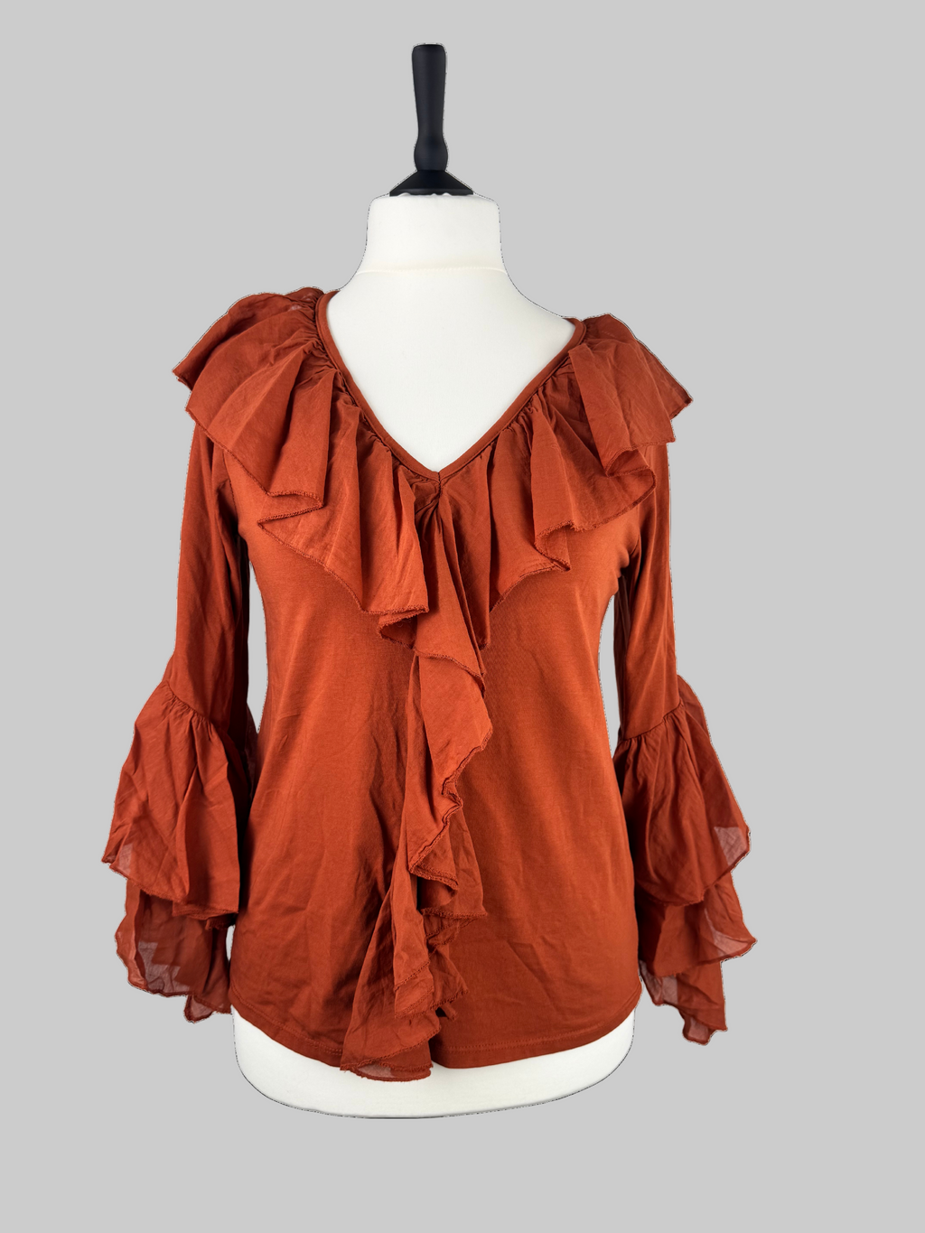 Bluse Bridgerton rost