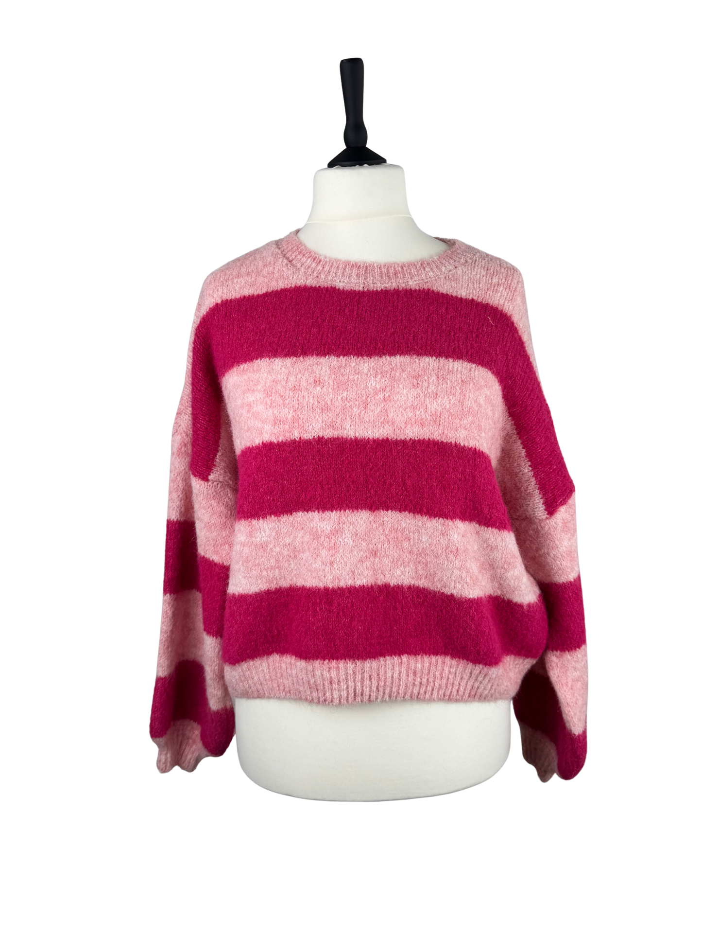 Strickpullover Streifen