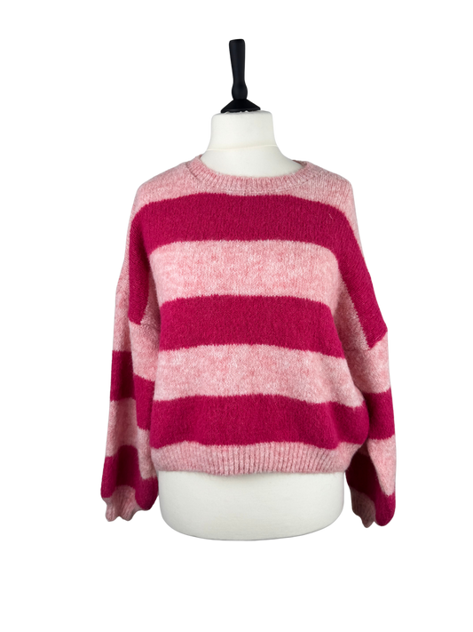 Strickpullover Streifen