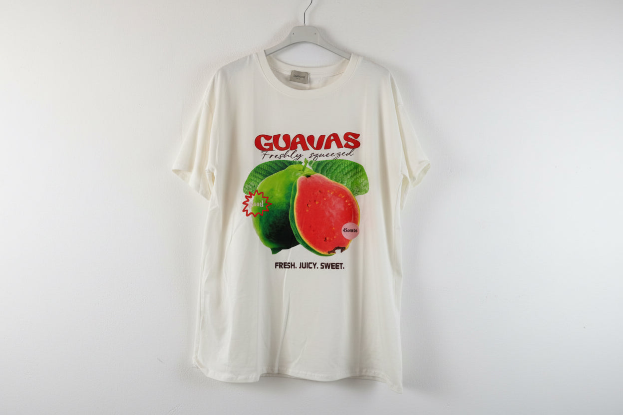 T-Shirt mit Guaven Print