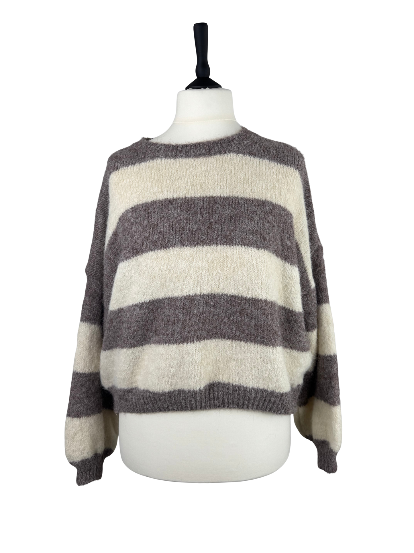 Strickpullover Streifen