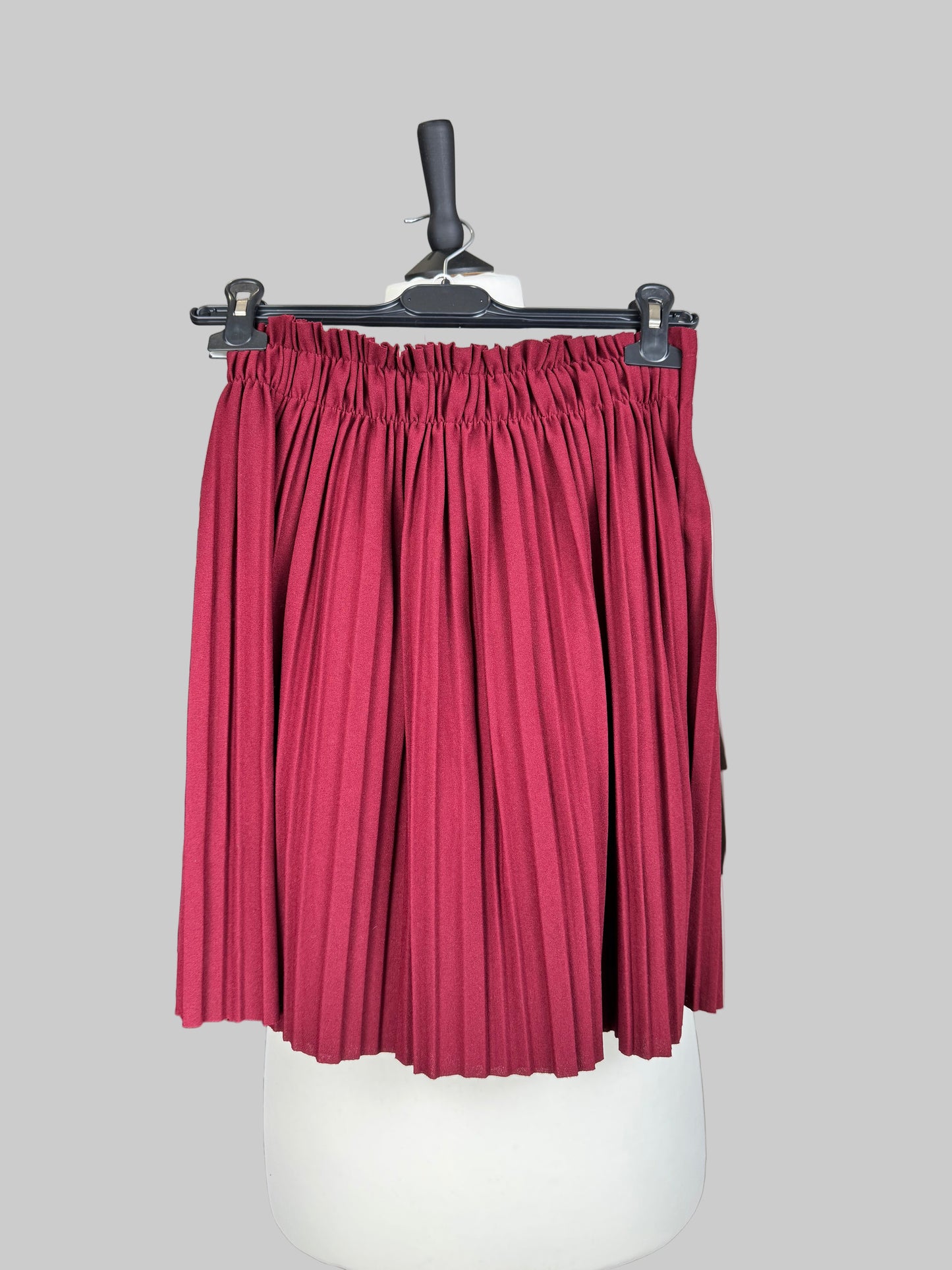 Plissee Rock Laura bordeaux