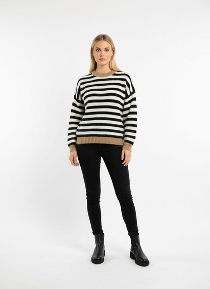 Strickpullover Streifen