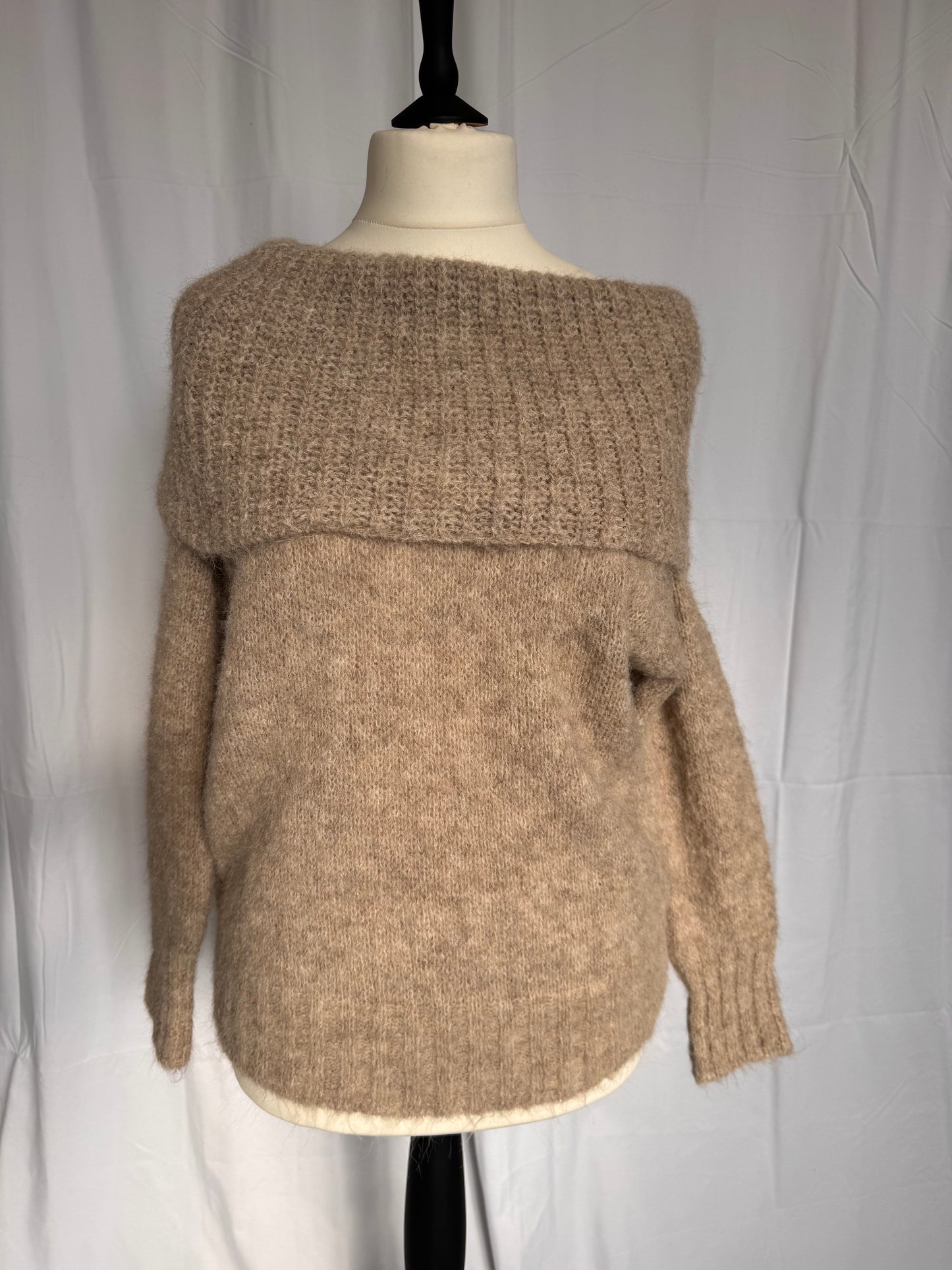 Strickpullover Schulterfrei