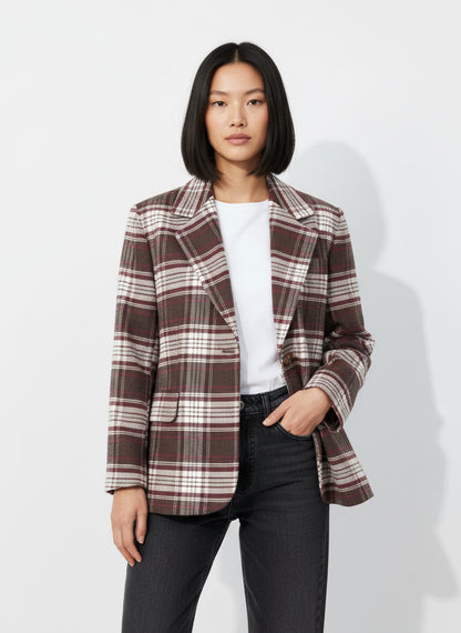 Karen Blazer bordeaux