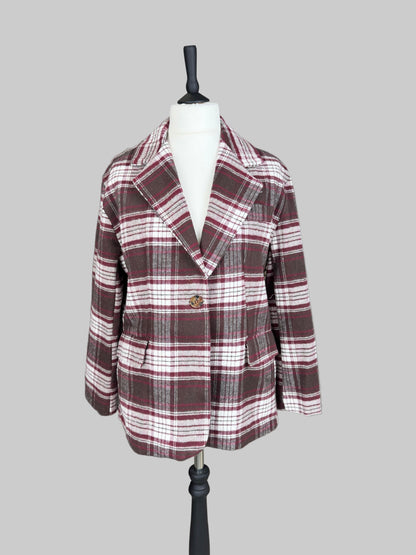 Karen Blazer bordeaux