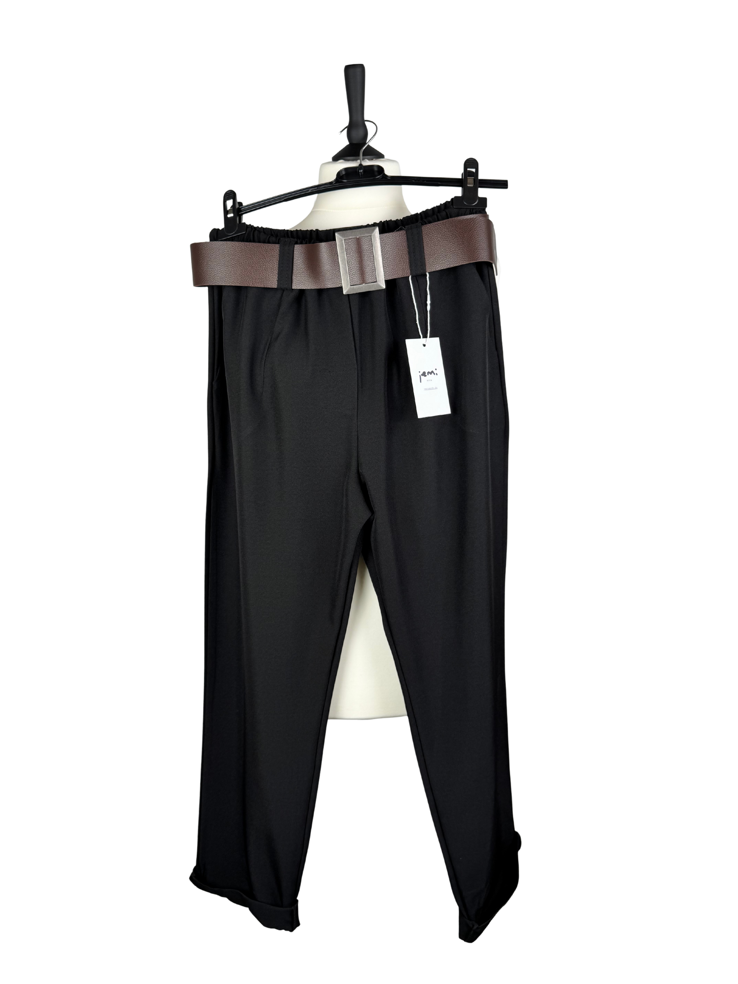 Hose mit Gürtel Strechi