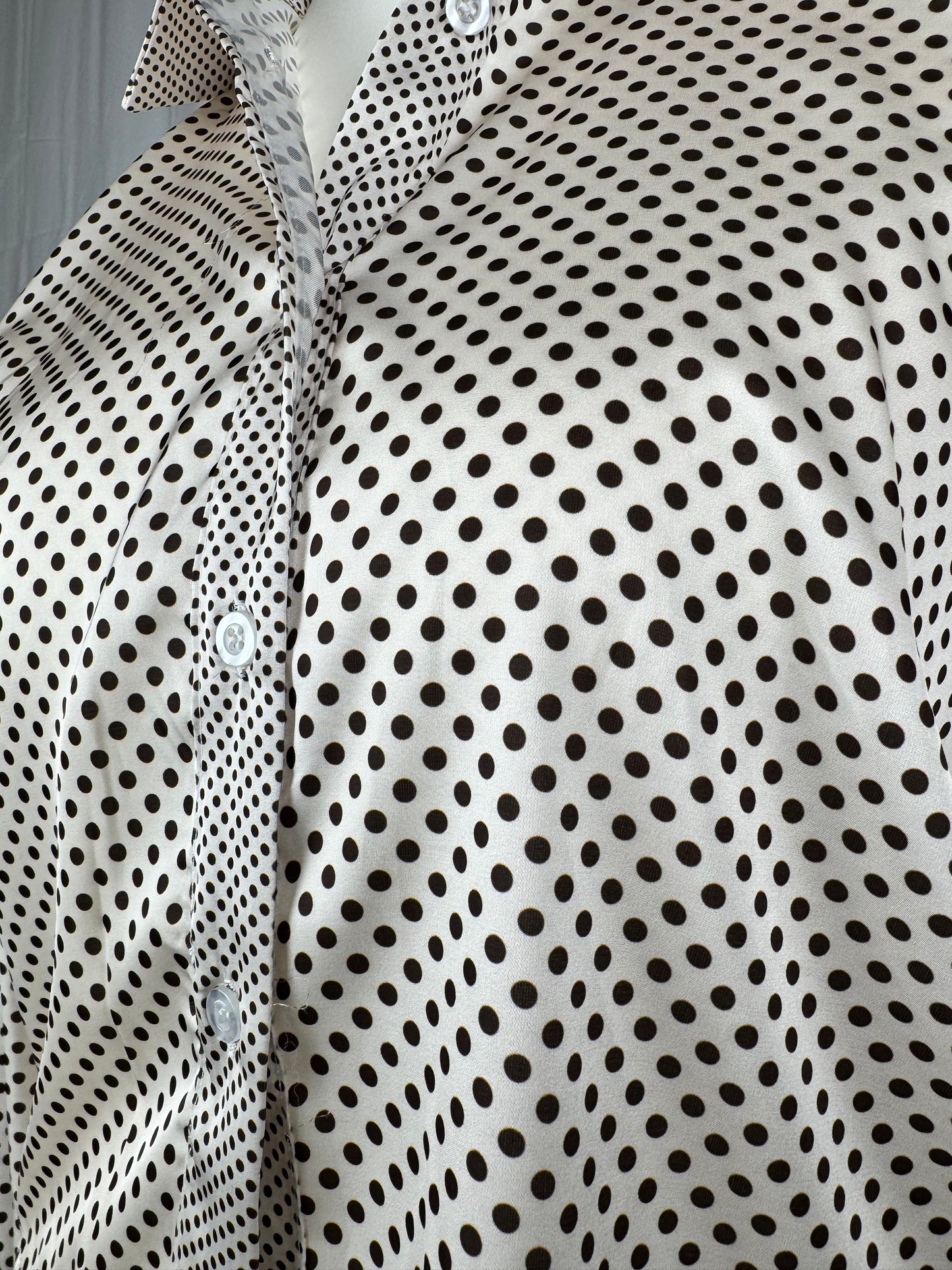Bluse Satin Pünktchen