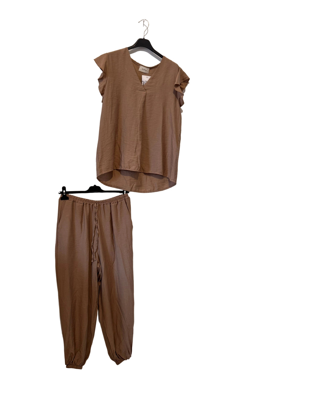 Set Floria Shirt & Haremshose taupe