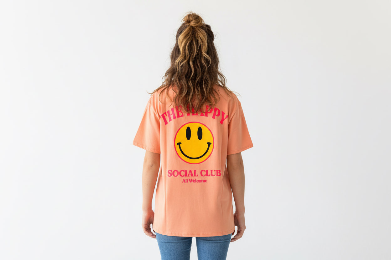 T-Shirt Happy Social Club