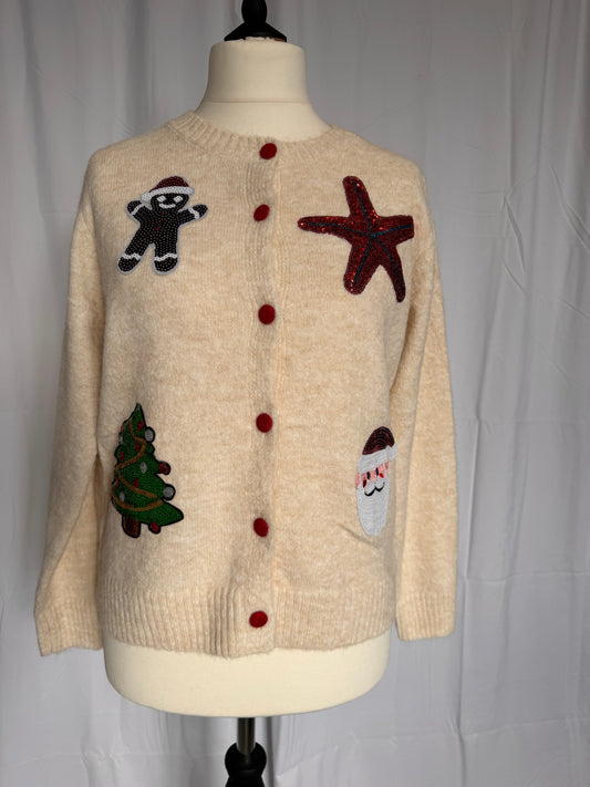 Strickjacke Cardigan Weihnachten