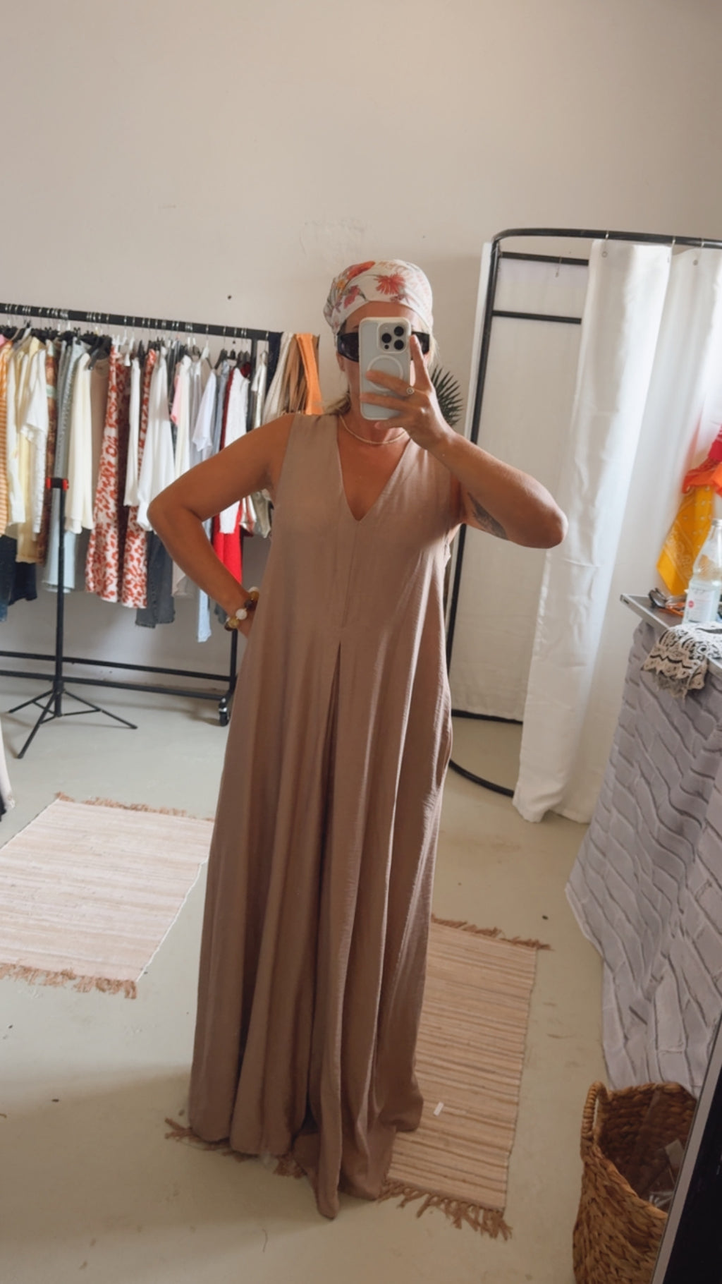 Jumpsuit Palazzo beige