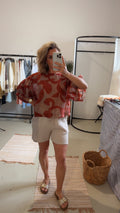Bluse Rose Rost