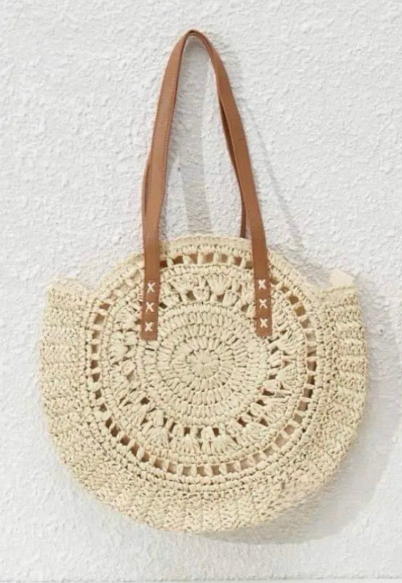 Tasche Beach Rund hell