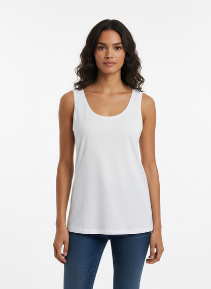 Basic Top Flow weiß