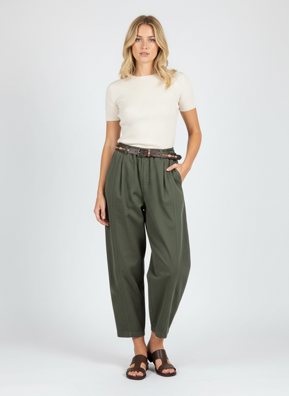 Ballon Hose mit Gürtel