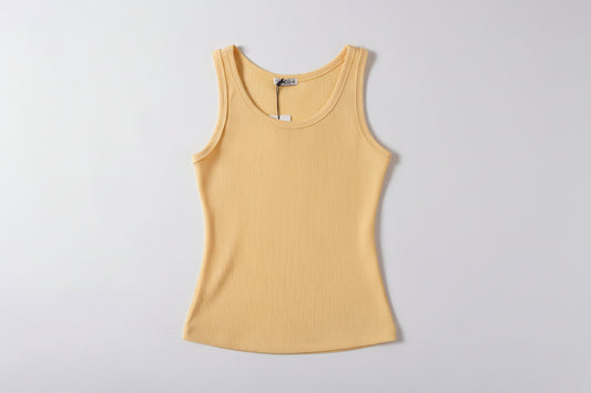 Geripptes Top in Pastellfarben